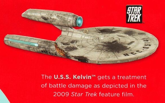 Kelvin 2013 Hallmark Star Trek Ornament  George Kirk Starfleet Enterprise U.S.S